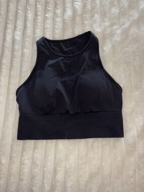 Lululemon Black High Neck Sports Bra